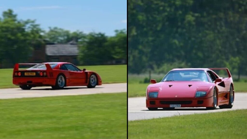 Ferrari F40 Crash